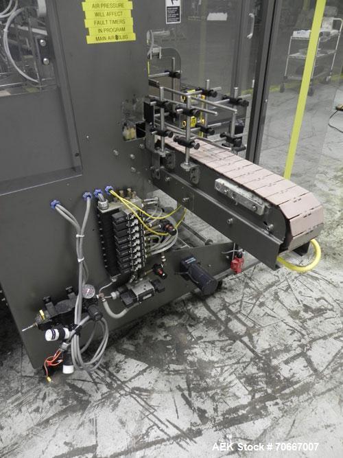 Used MG2 encapsulator, model FUTURA, multiple sets of change parts with controls, rated up to 40,000 capsules/hr, serial # 5236, built 1998, NOTE: PRICE INCLUDES A 15% BUYERS PREMIUM.