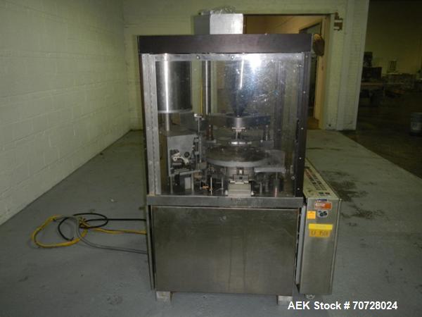 Used Bosch encapsulator, model GKF1500, presently set up with size 3 change parts, 3558 hours on meter, serial# 640557, 1986.