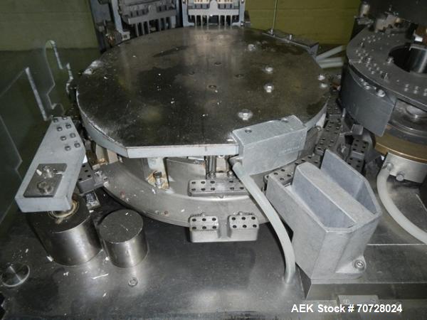 Used Bosch encapsulator, model GKF1500, presently set up with size 3 change parts, 3558 hours on meter, serial# 640557, 1986.