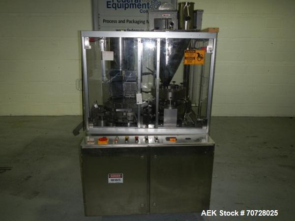 Used Bosch encapsulator, model GKF1500, presently set up with size 3 change parts, serial# 640242, 1982.