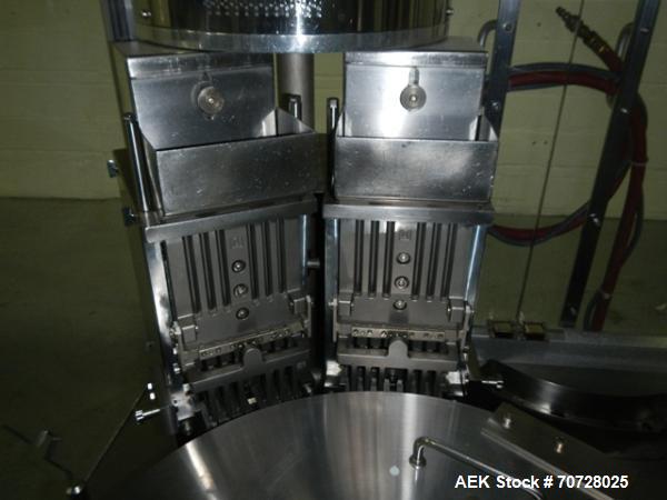 Used Bosch encapsulator, model GKF1500, presently set up with size 3 change parts, serial# 640242, 1982.