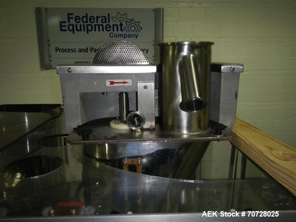 Used Bosch encapsulator, model GKF1500, presently set up with size 3 change parts, serial# 640242, 1982.