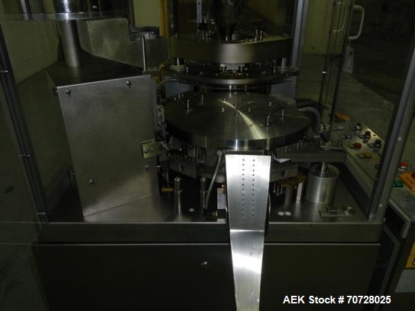 Used Bosch encapsulator, model GKF1500, presently set up with size 3 change parts, serial# 640242, 1982.
