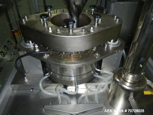 Used Bosch encapsulator, model GKF1500, presently set up with size 3 change parts, serial# 640242, 1982.