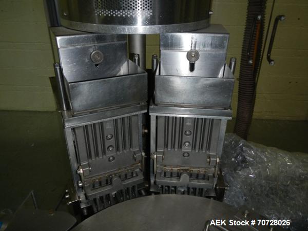 Used Bosch encapsulator, model GKF1500, presently set up with size 0 change parts, serial# 640253, 1982.