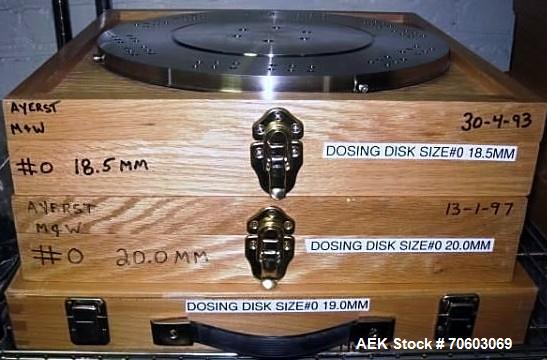 Used Bosch GKF 1500 Capsule Filler Dosing Disks