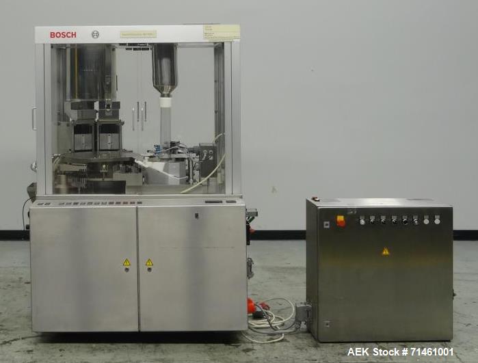 Used- Bosch Model GKF 1500 Automatic Capsule Filler for Mini-Tab/Pellets