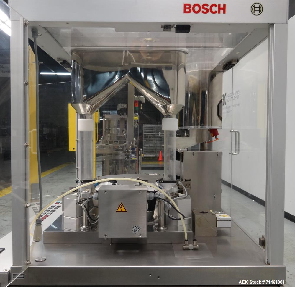 Used Bosch Model GKF 1500 Automatic Capsule Filler for Mini-Tab/Pellets