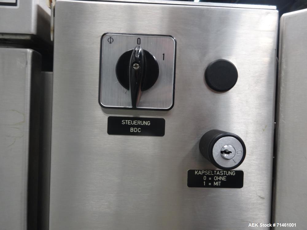 Used Bosch Model GKF 1500 Automatic Capsule Filler for Mini-Tab/Pellets