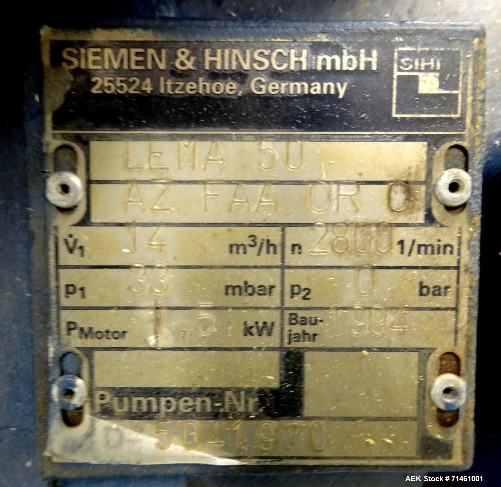 Used Bosch Model GKF 1500 Automatic Capsule Filler for Mini-Tab/Pellets
