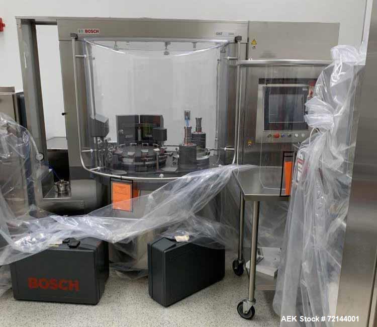 Used- Bosch GKF 2500 Capsule Filler with Integrated KKE 2500 Checkweigher.