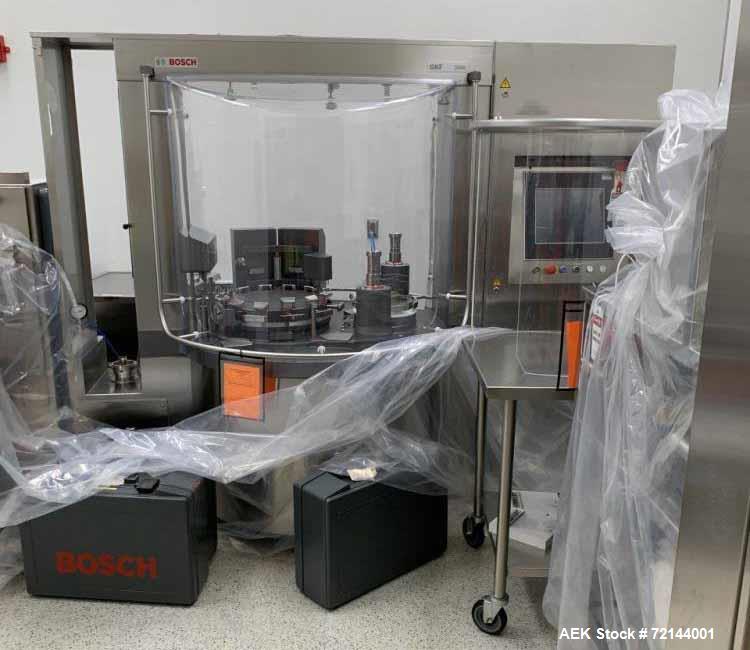 Used Bosch GKF 2500 Capsule Filler with Integrated KKE 2500 Checkweigher.