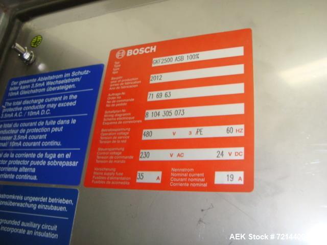 Used Bosch GKF 2500 ASB 100% ASB/IPK Capsule Filling Machine