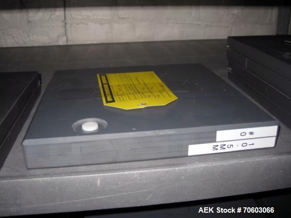 Used Bosch GKF 400 Capsule Filler Dosing disks, size 0, 11.5mm, 10.5mm, 18.7mm and 19.5 mm