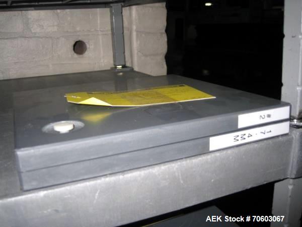 Used Bosch GKF 400 Capsule Filler Dosing disks, size 2, 9.5mm, 10.5mm, 11.0 mm, 11.5mm, 12.0mm, 13.5mm, 14.0mm, 15.0mm and 17.4mm