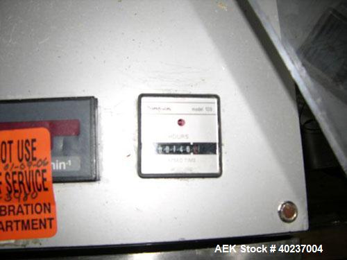 Unused- Bosch Encapsulator, GKF1500.  Rated at 1500 capsules per minute or 90,000 per hour.  Set up for size 4 capsules.  Unit was built in 1998.  Serial number 782230.  230/460 volt.