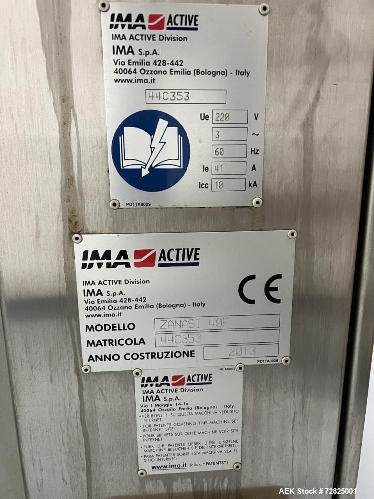 Used-IMA (Zanasi) Model Z40F Capsule Filler