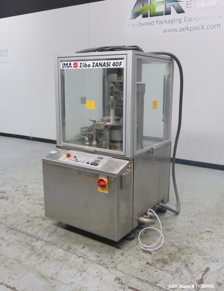 Used IMA (Zanasi) Model Z40F Capsule Filler.