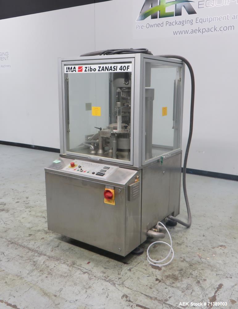 Used- IMA (Zanasi) Model Z40F Capsule Filler.