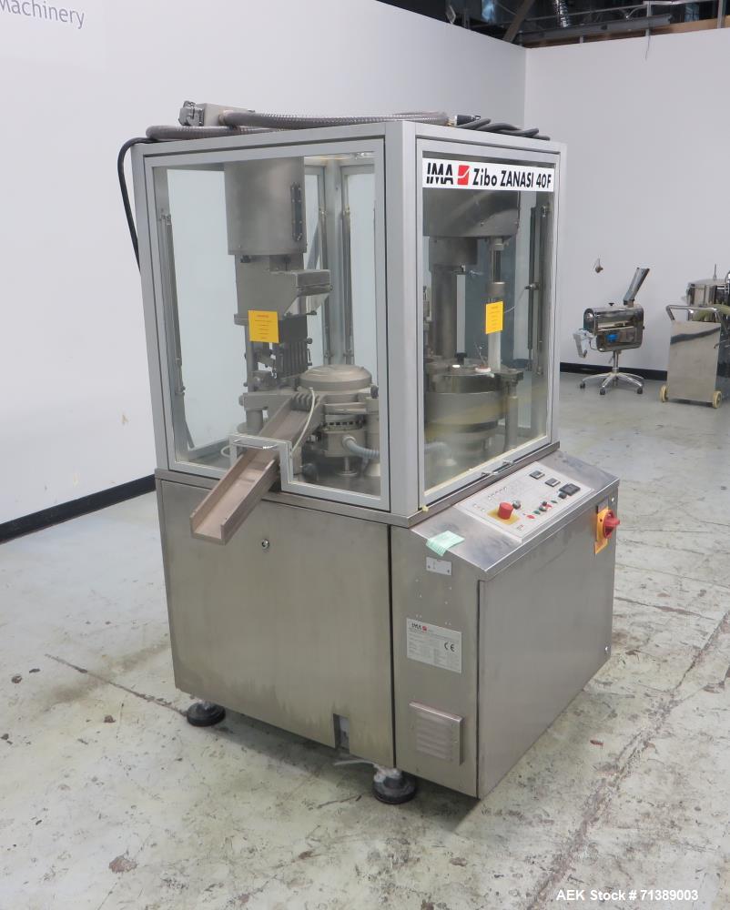 Used IMA (Zanasi) Model Z40F Capsule Filler.