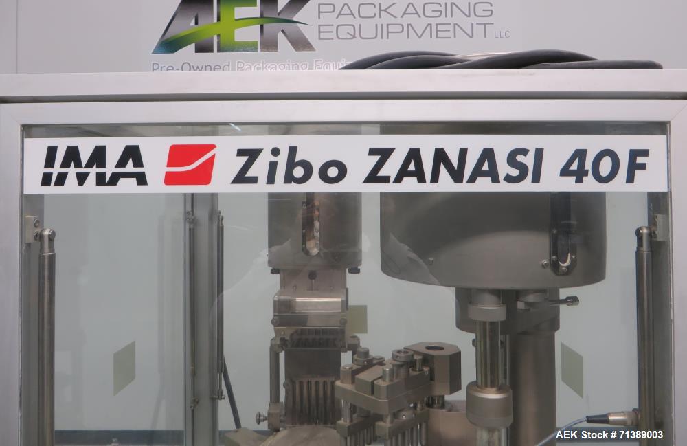 Used- IMA (Zanasi) Model Z40F Capsule Filler.