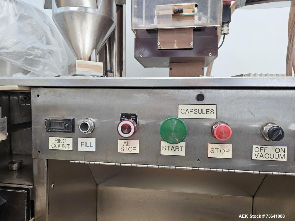 Used Shionogi Qualicaps Quali-Fill Semi-Automatic Capsule Filler 15,000 CPH