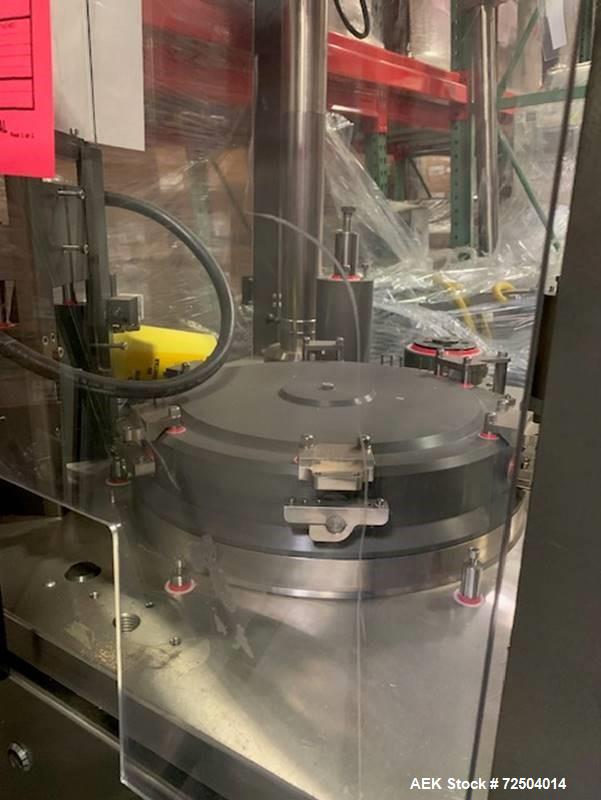 Used The Bohanan Versifil, a hard gelatin encapsulation machine designed to fill capsules at a rate of 160 to 700 capsules per minute (fill rate depends on tooling used.)