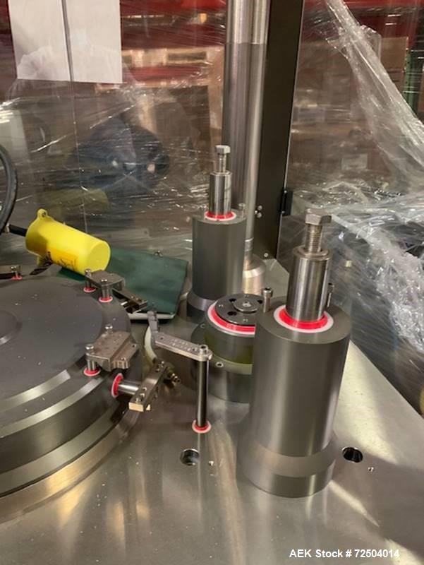 Used The Bohanan Versifil, a hard gelatin encapsulation machine designed to fill capsules at a rate of 160 to 700 capsules per minute (fill rate depends on tooling used.)