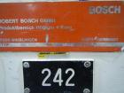 Used Bosch encapsulator, model GKF1500, presently set up with size 0 change parts, serial# 640253, 1982.