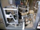 Used Bosch Automatic Capsule Filler, Model GKF-120. Rated up to 120 capsules per minute. Includes size, 0, 1, and 3 change parts.
