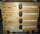 Used Bosch GKF 1500 Capsule Filler Dosing Disks, size 1, 13.2 mm, 14.3 mm, 17.0 mm, 18.0 mm and 18.5 mm.