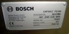 Used Bosch GKF 2500 ASB 100% ASB/IPK Capsule Filling Machine