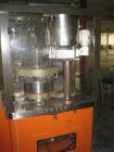 Used Bosch GKF1200 Capsule Filling Machine (encapsulator) rated for up to 72,000 capsules per hour 1200 capsules per minute. Capsule size range: 00 - 5 with required change parts.  Currently set up o...