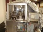 Unused- Bosch Encapsulator, GKF1500.  Rated at 1500 capsules per minute or 90,000 per hour.  Set up for size 4 capsules.  Unit was built in 1998.  Serial number 782230.  230/460 volt.