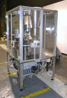 Used MG2 Futura automatic capsule filler capable of speeds up to 48,000 capsules per hour. Can run capsule sizes from 000 to 5, including tamper evident with proper changeparts. Currently haas change...