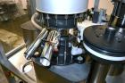 Used MG2 Futura automatic capsule filler capable of speeds up to 48,000 capsules per hour. Can run capsule sizes from 000 to 5, including tamper evident with proper changeparts. Currently haas change...