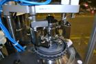 Used MG2 Futura automatic capsule filler capable of speeds up to 48,000 capsules per hour. Can run capsule sizes from 000 to 5, including tamper evident with proper changeparts. Currently haas change...
