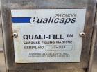 Used Shionogi Qualicaps Quali-Fill Semi-Automatic Capsule Filler 15,000 CPH
