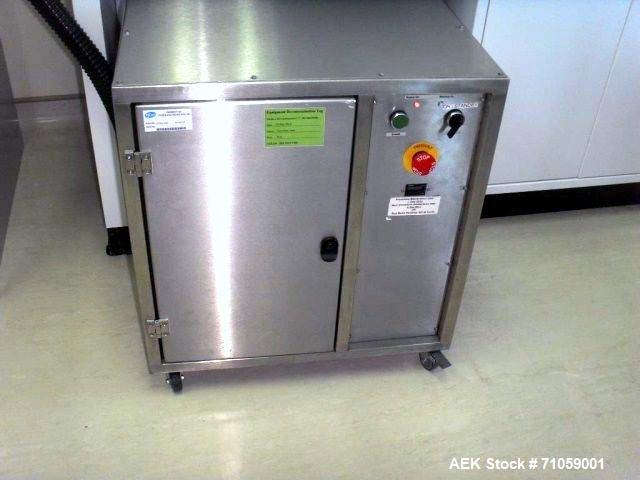 Used Capsugel Xcelodose Model 120S Benchtop Capsule Filler. Capable of speeds up to 120 capsules per hour. Dose form: Capsule, cartridge, cassette, blister, vial, tube or other compact dose container...