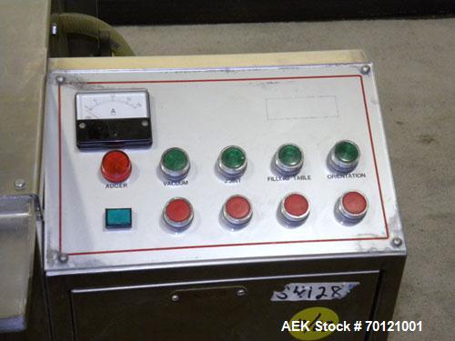 Used Capsugel Semi Automatic Capsule Filler, Model KDF-2. 20,000 capsules per hour for sizes 00 through 5 with beadlets, granular, or powdered product. Capacities dependent upon volume per ring, oper...