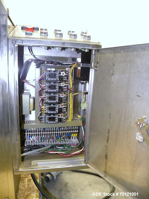 Used Capsugel Semi Automatic Capsule Filler, Model KDF-2. 20,000 capsules per hour for sizes 00 through 5 with beadlets, granular, or powdered product. Capacities dependent upon volume per ring, oper...