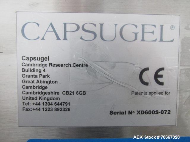 Used Capsugel XcelodoseS Capsule Filler, Model XD600S.