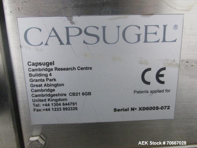 Used Capsugel XcelodoseS Capsule Filler, Model XD600S.