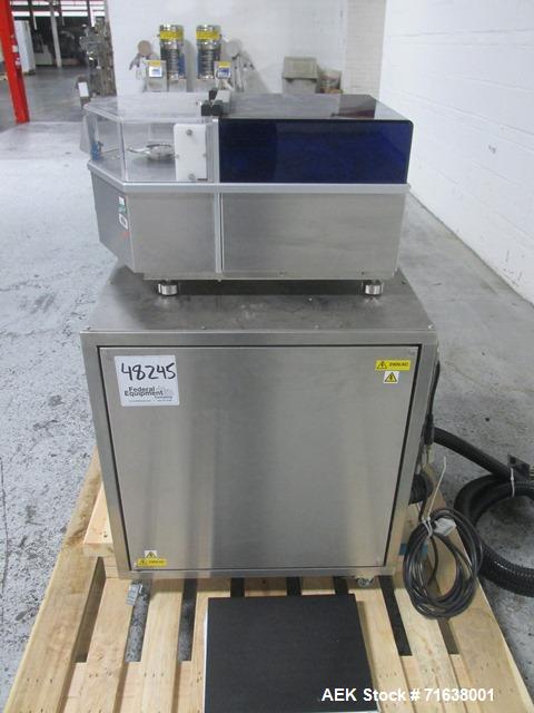 Used Capsugel Xcelodose 120 Capsule Filler with Controller, Scale and Associate