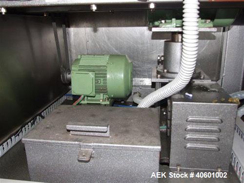 Used Anchor Mark Pharmafill High Speed Capsule Filling Machine, Model CF2. Designed to fill hard gelatin capsules with powder, granules or pellets from capsule sizes 00 to 5, currently set-up on size...