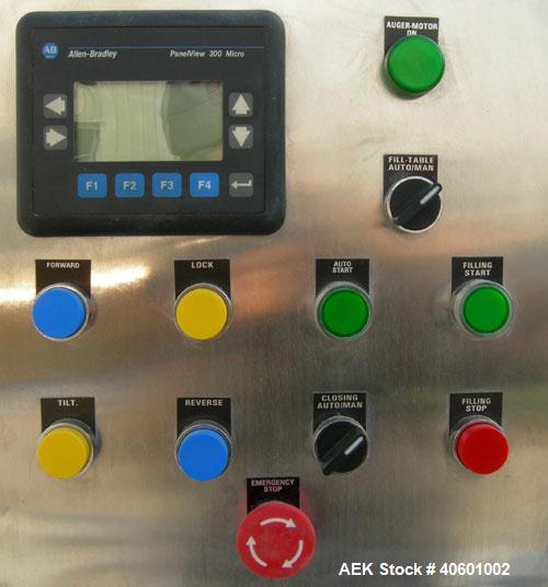 Used Anchor Mark Pharmafill High Speed Capsule Filling Machine, Model CF2. Designed to fill hard gelatin capsules with powder, granules or pellets from capsule sizes 00 to 5, currently set-up on size...