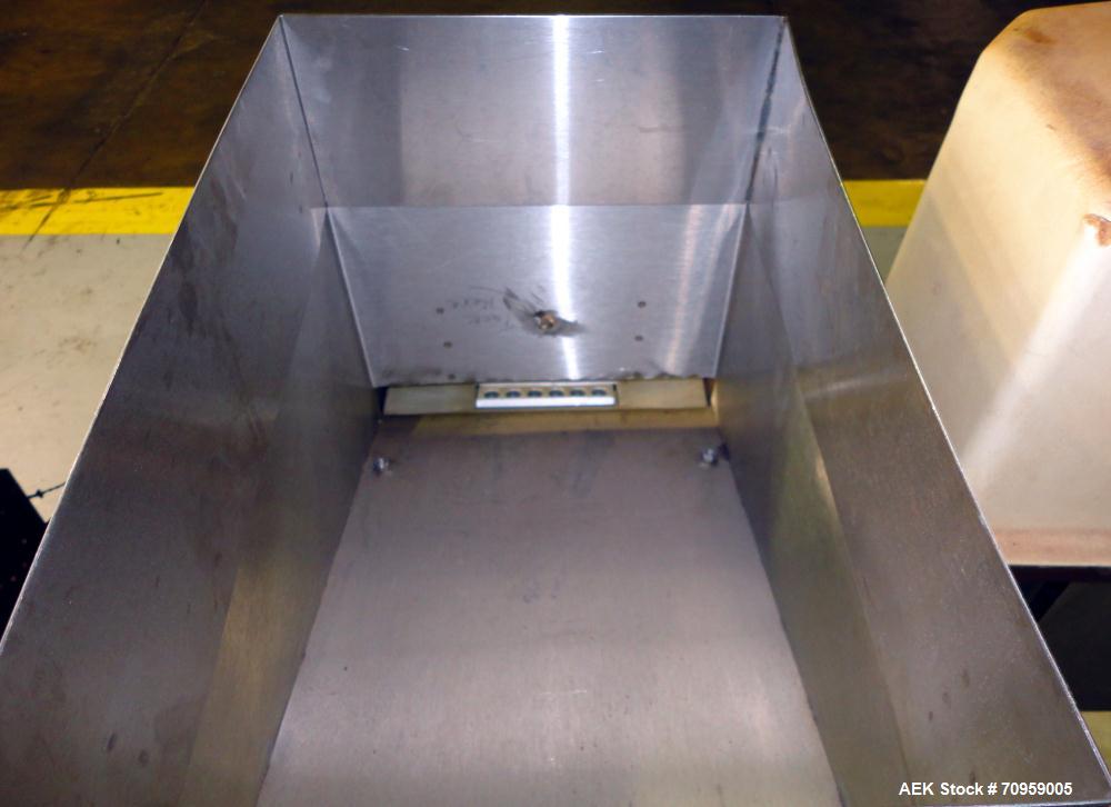 Used Shionogi Qualicaps STI Type 10 Semi-Automatic Capsule Filler. Capable of speeds up to 25,000 capsules per hour. Machine is setup with size 0 Change parts, includes a set of 00 change parts. Has ...
