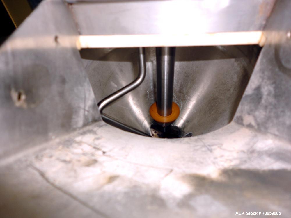 Used Shionogi Qualicaps STI Type 10 Semi-Automatic Capsule Filler. Capable of speeds up to 25,000 capsules per hour. Machine is setup with size 0 Change parts, includes a set of 00 change parts. Has ...