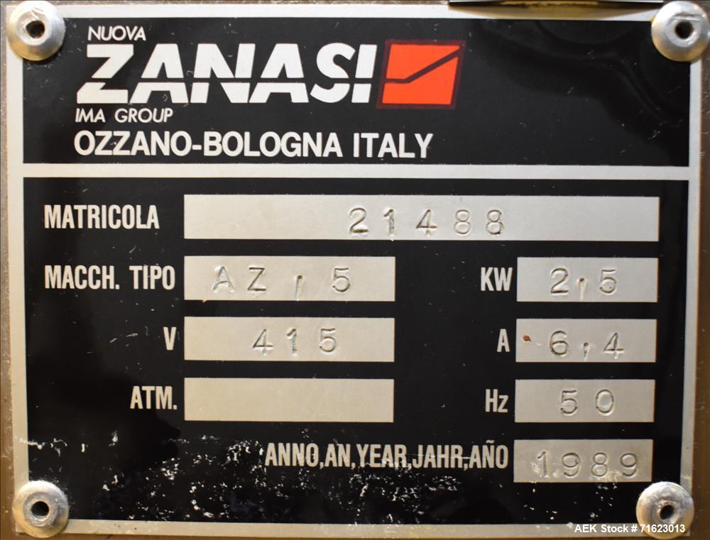 Used IMA Zanasi Model AZ 5 Encapsulator.