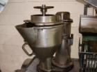 Used Capsugel Semi Automatic Capsule Filler, Model 8S. 12,000 to 15,000 capsules per hour for sizes 00 through 4 dependent upon volume per ring, operator experience and filling conditions (see Room C...